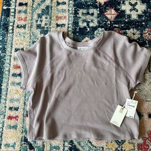 Good American Thermal Cropped T-size 5 Lavender